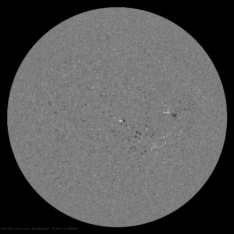 Image of Sun's magnetic field