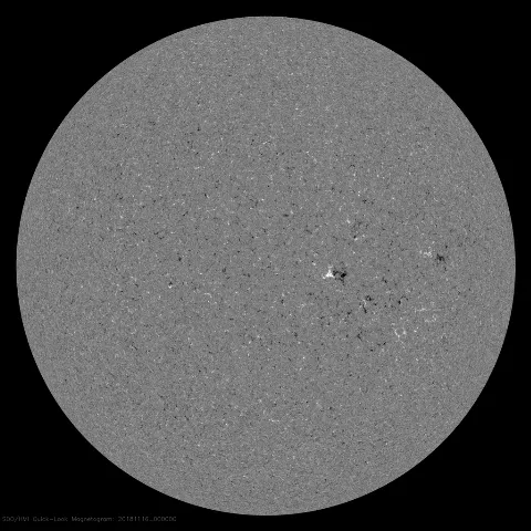 Image of Sun's magnetic field