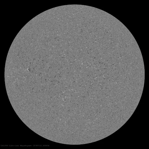 Image of Sun's magnetic field