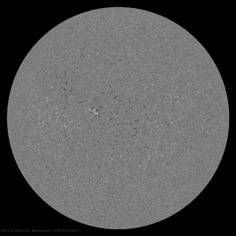 Image of Sun's magnetic field