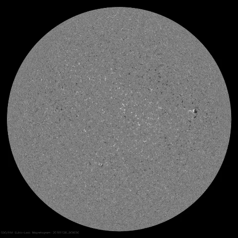 Image of Sun's magnetic field