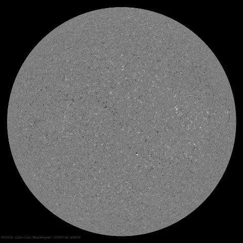 Image of Sun's magnetic field