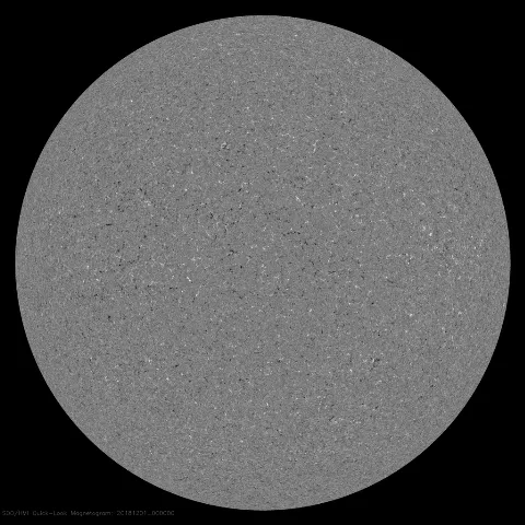 Image of Sun's magnetic field