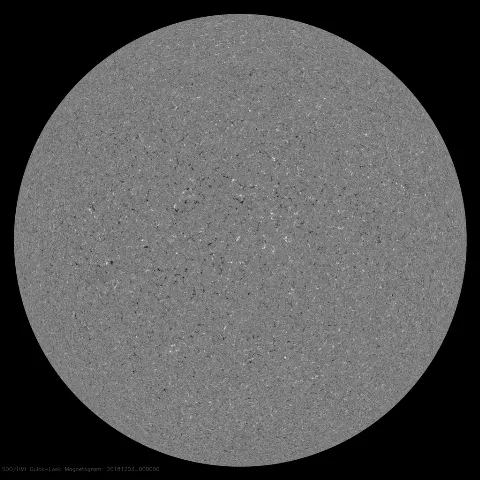 Image of Sun's magnetic field