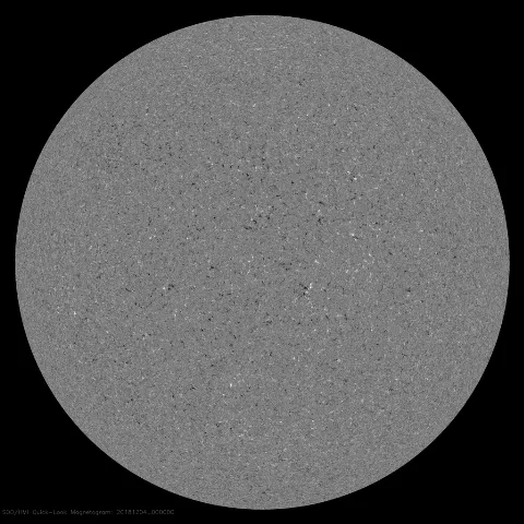 Image of Sun's magnetic field