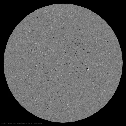 Image of Sun's magnetic field