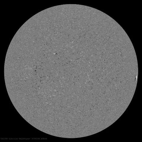 Image of Sun's magnetic field