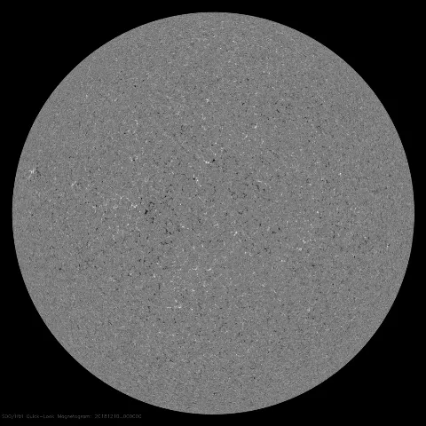 Image of Sun's magnetic field