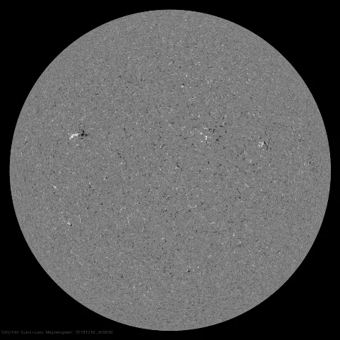 Image of Sun's magnetic field