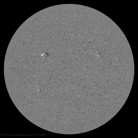 Image of Sun's magnetic field