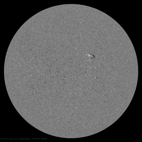 Image of Sun's magnetic field