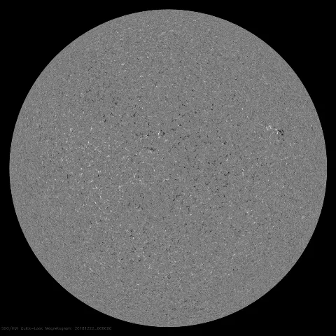 Image of Sun's magnetic field