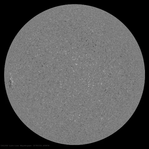 Image of Sun's magnetic field