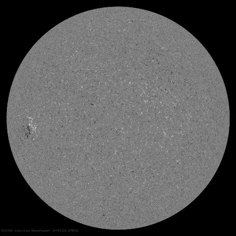 Image of Sun's magnetic field