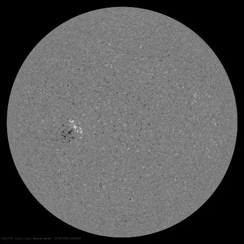 Image of Sun's magnetic field