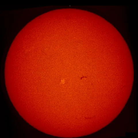 Image of Sun's chromosphere