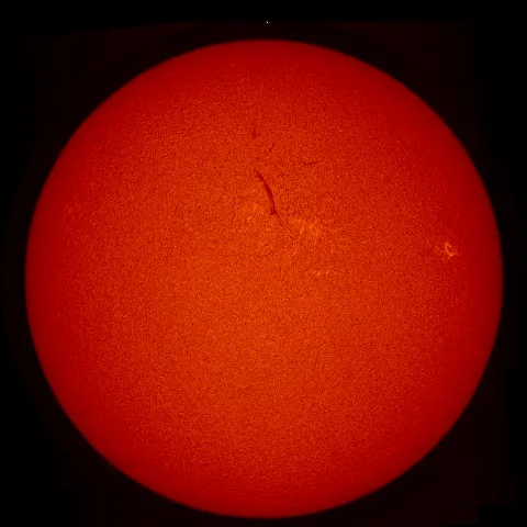 Image of Sun's chromosphere