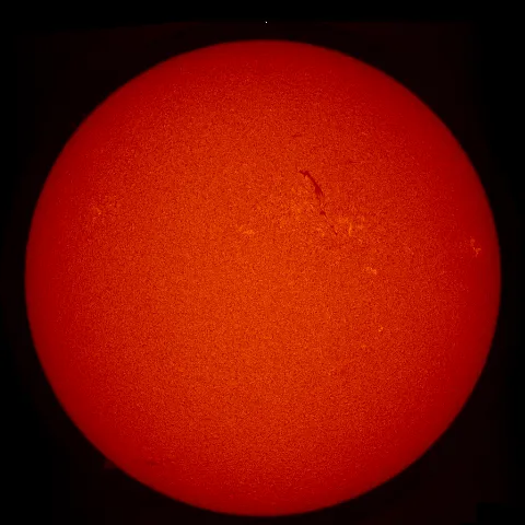 Image of Sun's chromosphere