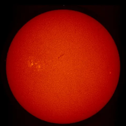 Image of Sun's chromosphere