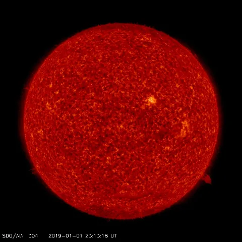 Image of Sun's transition region