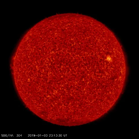 Image of Sun's transition region