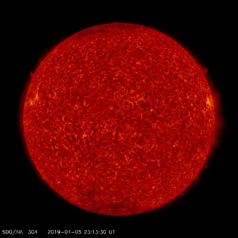 Image of Sun's transition region