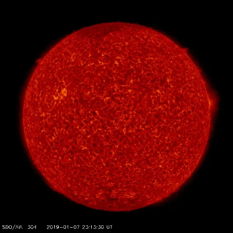 Image of Sun's transition region