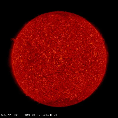 Image of Sun's transition region