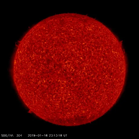 Image of Sun's transition region