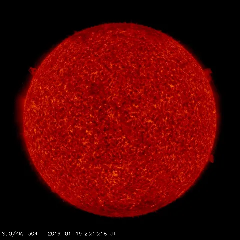 Image of Sun's transition region