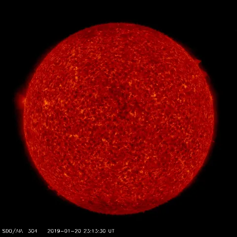 Image of Sun's transition region