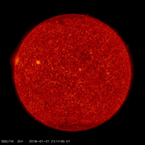 Image of Sun's transition region