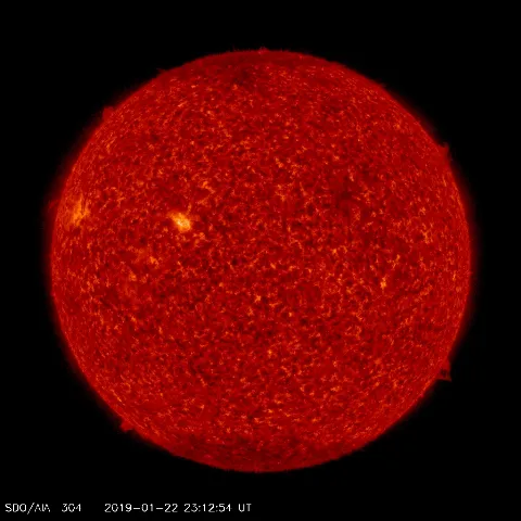 Image of Sun's transition region