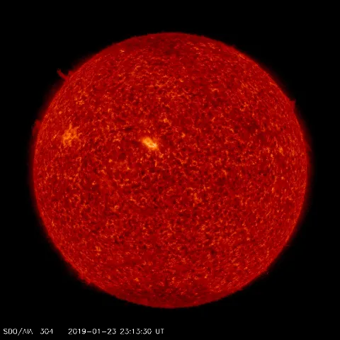 Image of Sun's transition region