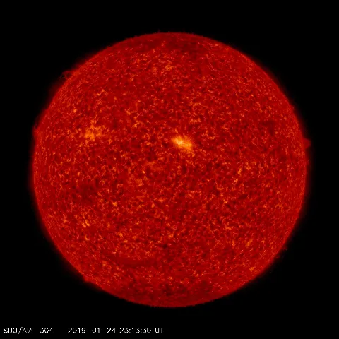 Image of Sun's transition region