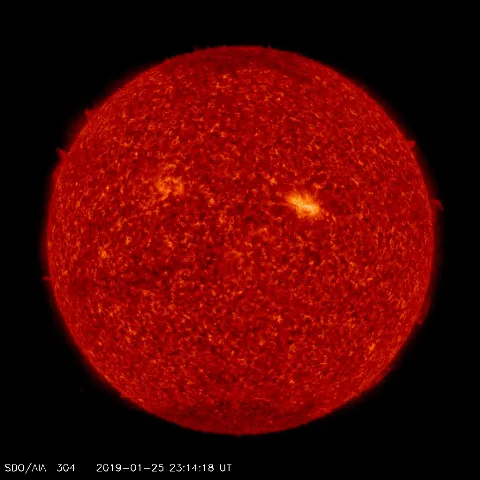 Image of Sun's transition region