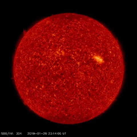 Image of Sun's transition region