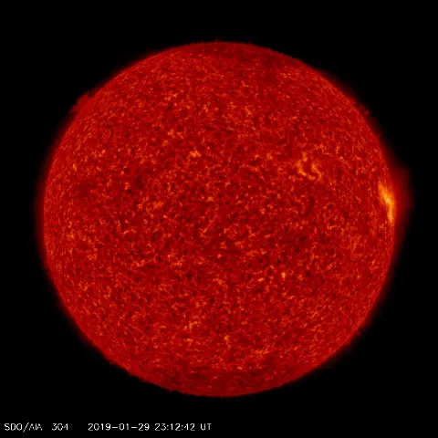 Image of Sun's transition region