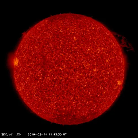 Image of Sun's transition region