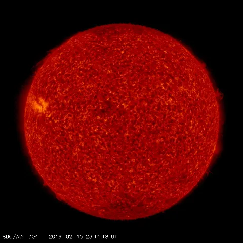 Image of Sun's transition region