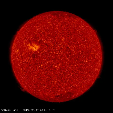 Image of Sun's transition region