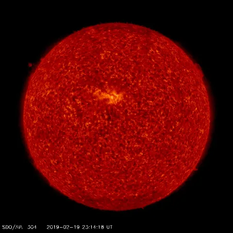 Image of Sun's transition region