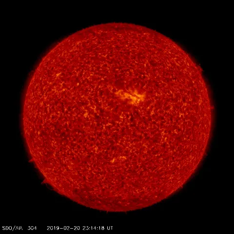 Image of Sun's transition region