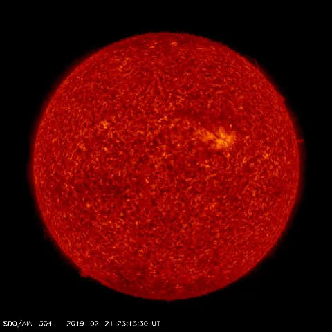 Image of Sun's transition region