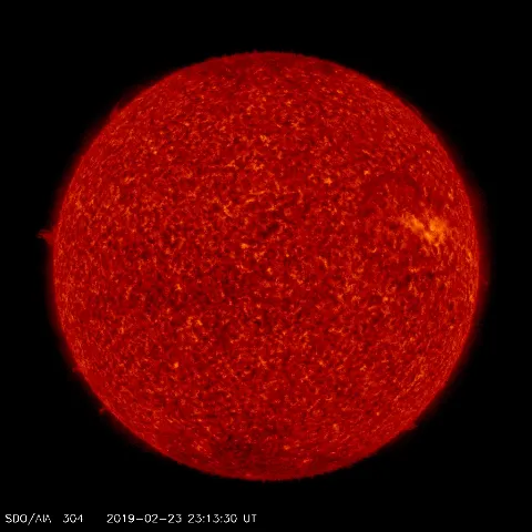 Image of Sun's transition region