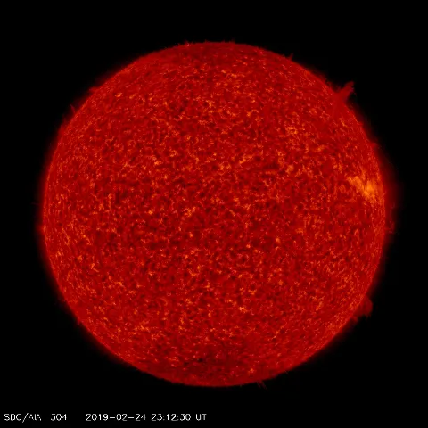 Image of Sun's transition region