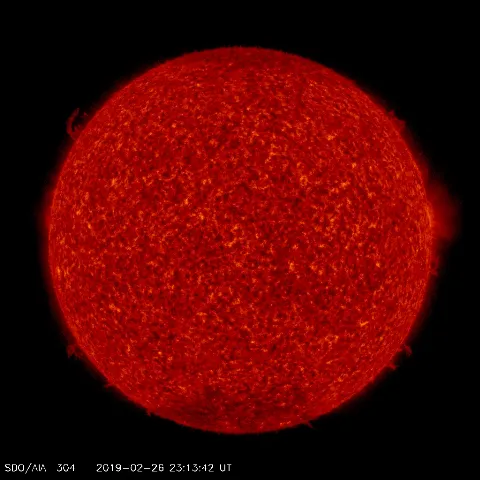 Image of Sun's transition region