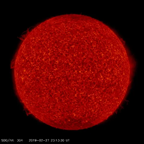 Image of Sun's transition region