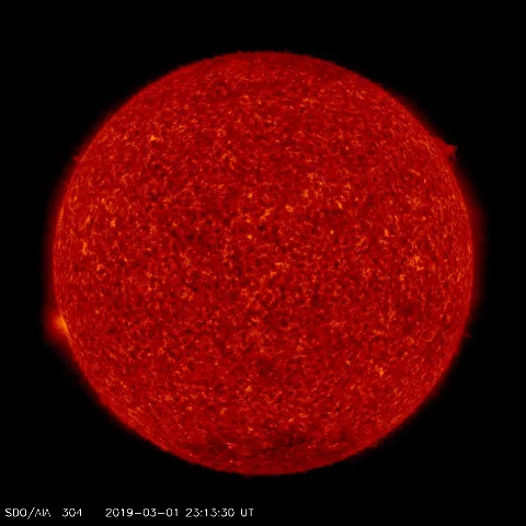 Image of Sun's transition region