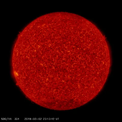 Image of Sun's transition region